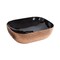 Whitehaus Rctnglr Above Mount Basin W/ An Embossed Exterior, Interior, And Center WH71302-F24 - alternate 1